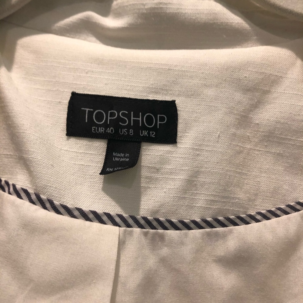 Topshop blazer size 8